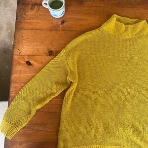 Old Navy Mustard Turtleneck Sweater